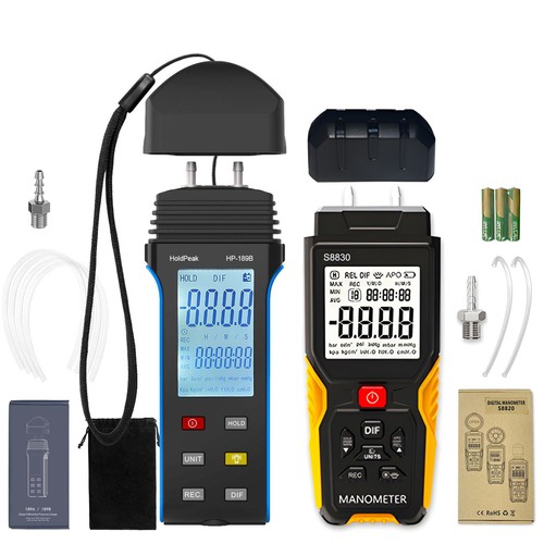 Dual port digital - dual-port, manometer