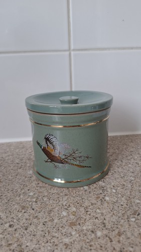 Rare vintage denby green pot - rare,
