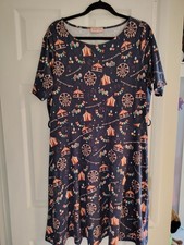 Ladies casual dress - Popsy Clothing - UK16 - multicoloured - fairground print