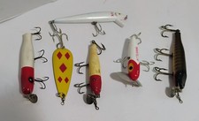 6 Vintage Large Fishing Lures