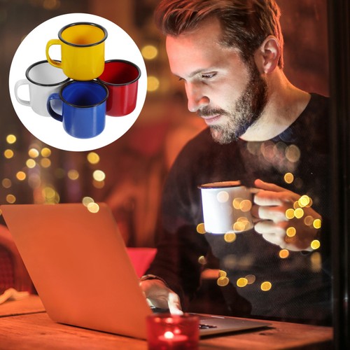 Pcs enamel mug vintage - mug,