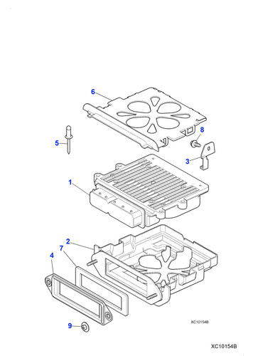Jaguar engine control module - engine,