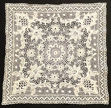 Vintage Square doily of