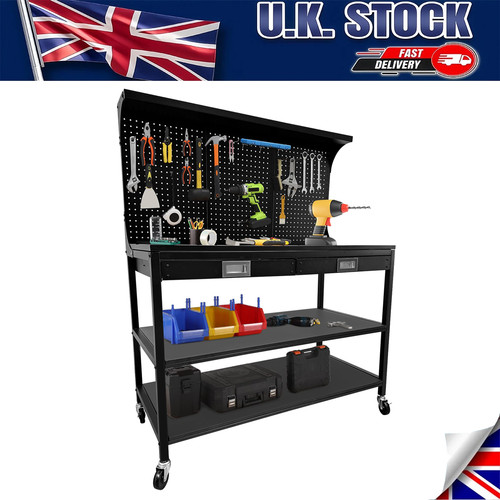 Heavy duty metal workbench - metal,
