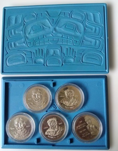 Canadian indigenous 1977 medal - canadian,