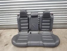 04-10 MK5 VOLKSWAGEN GOLF R32 REAR SEAT ASSEMBLY BLACK LEATHER 5 DOOR HATCHBACK