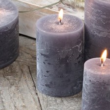 Macon Rustic Pillar Candle -