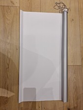 White Roller Blackout Blind 80 cm W x 180 cm L