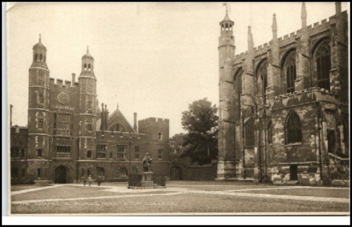 1910 england school yard eton - school,