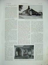 Original Old Vintage Print