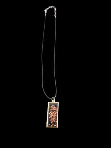 Handmade resin necklace - handmade,