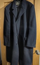Crombie XL Wool Overcoat Dark