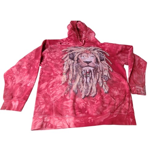 Dreadlock lion hoodie - dreadlock, mountain