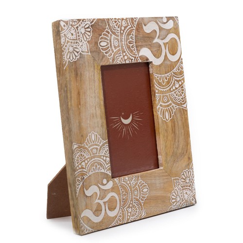 White mandala mango - wood, photo