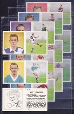 Chix FOOTBALLERS (PORTRAIT & ACTION 1st SERIES) 1960 Set Of 24 Law Charlton *Exc
