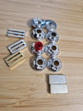 Lego Electric Light Reflector Dish Chrome Silver radar space train monorail