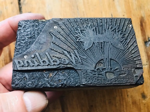 Letterpress printing block - letterpress,