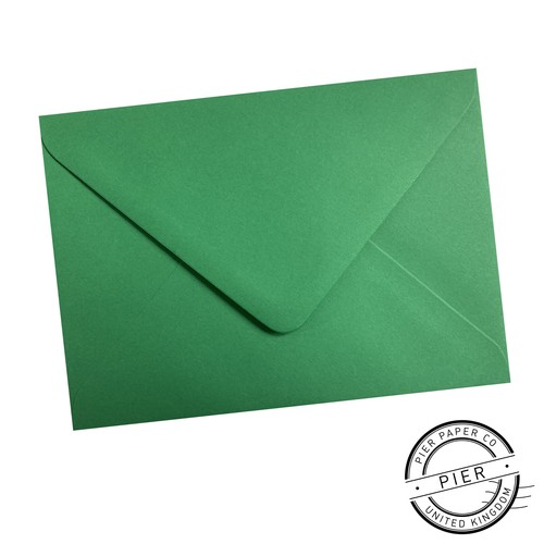 Dark green envelopes - c6,