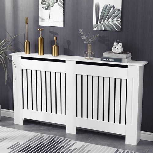 Large white radiator cover - radiator,