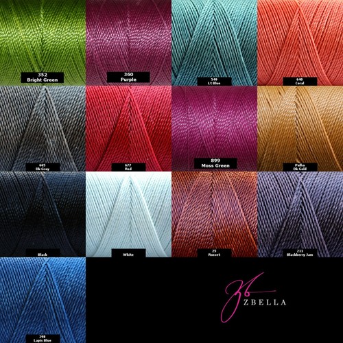 Linhasita 1mm waxed - 1mm, polyester