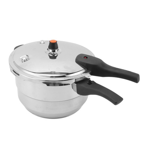 Pressure cooker with steaming - with,