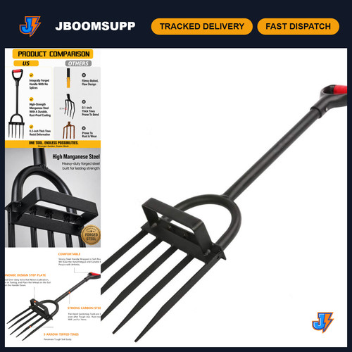 Heavy duty tine pitch fork - 5-tine,