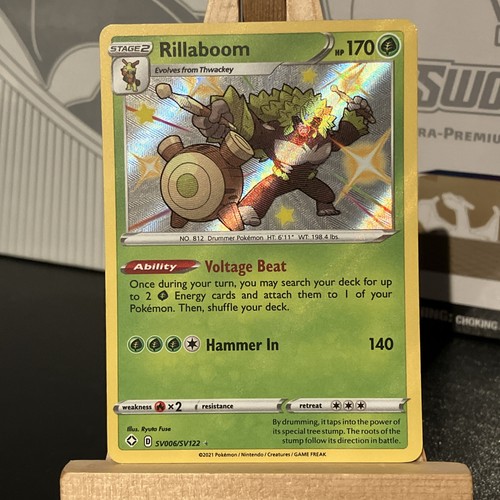 Rillaboom sv006 sv122 shiny - rillaboom,