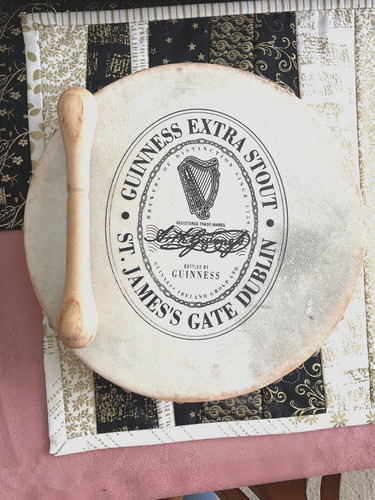 Vintage guinness bodhran - vintage,