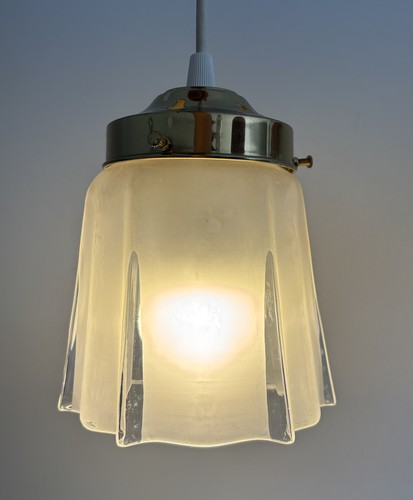 Vintage glass shade for - vintage, tilley