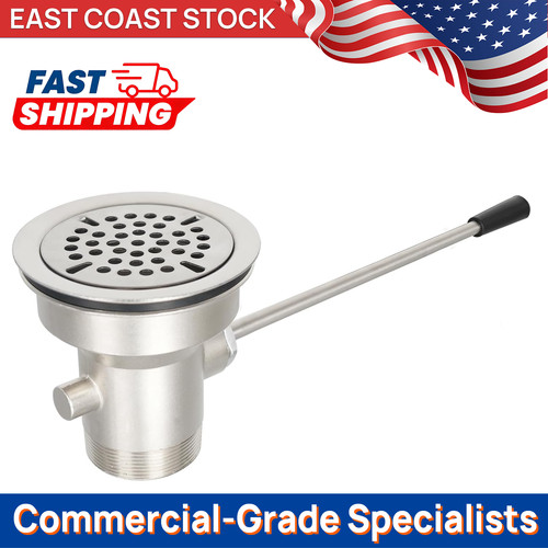 Commercial sink drain - 3-1/2",