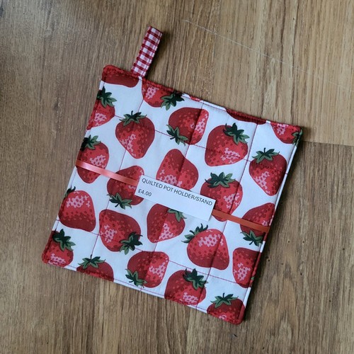 Handmade quilted pot - , or