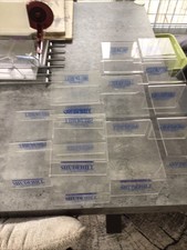 14 Acrylic, Riser Display Stands, Shop School Feta Craft Fair Cover With Cloth ￼