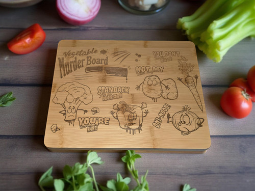 Vegetable murder board - murder,