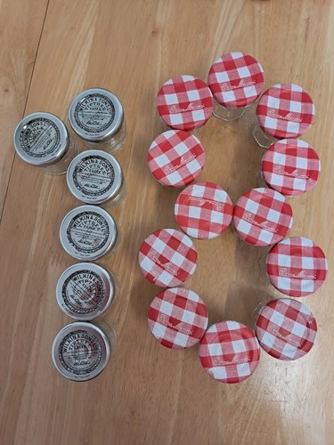 Mini glass jam jars - mini, x