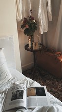 Vintage mahogany pedestal - vintage,