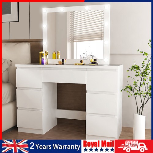 White dressing table - white, wood