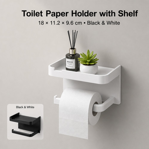Drill toilet paper holder - toilet,