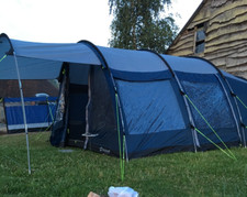 Outwell Amarillo 6 Person Camping Tent with extension (new), carpet & footprint