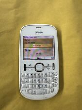 Nokia 201 - White (Tesco Network ) Mobile Phone QWERTY Without Back Cover