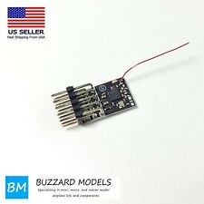 AR52-F2+ V2.0 FRSKY-D16 5 Channel Micro Receiver w/Std Servo Plug +Telemetry