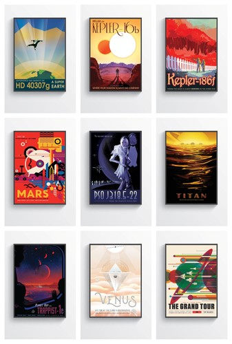 Nasa planets poster prints - poster,