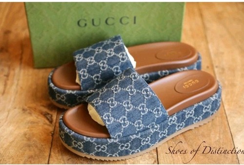 Gucci monogram blue denim - gg,