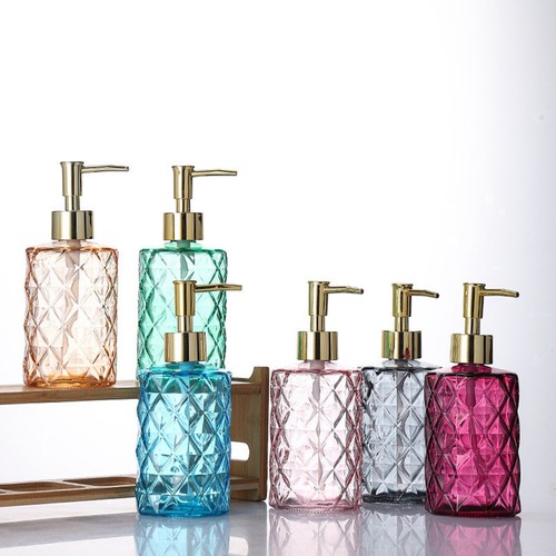 Glass soap dispenser lotion - dispenser,