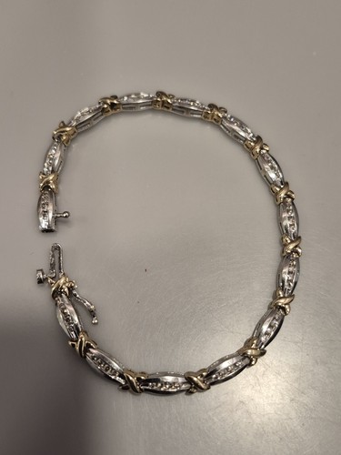 Vintage heavy 9ct yellow and - vintage,