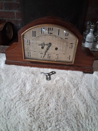 Mantle clock vintage large - mantle, clock,