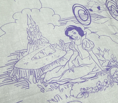 Disney princess toile purple - princess,