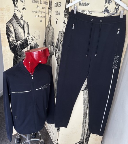 Hugo boss tracksuit navy - hugo,