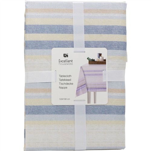 Blue stripe summer - stripe, tablecloth
