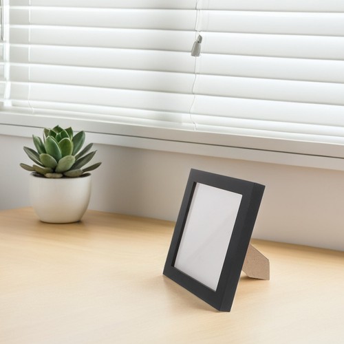 Black wood frame - black,