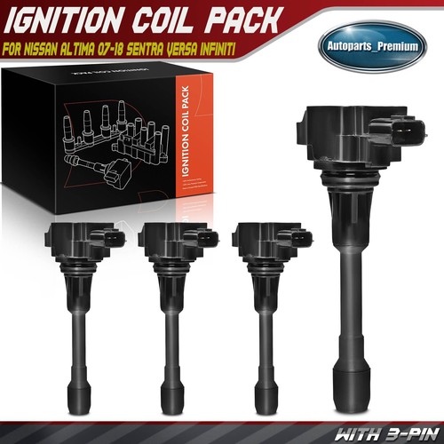 4pcs ignition coils - ignition, nissan